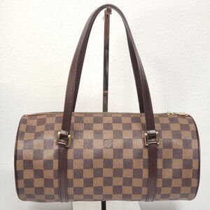 Louis Vuitton Papillon Damier Ebene Handbag lux338-100725